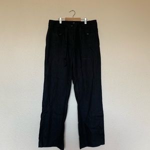 NWT Black linen pants